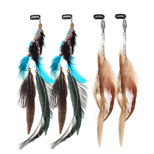 3 Extension Per Capelli In Stile Bohémien, Stile Hippie, Con - Foto 4