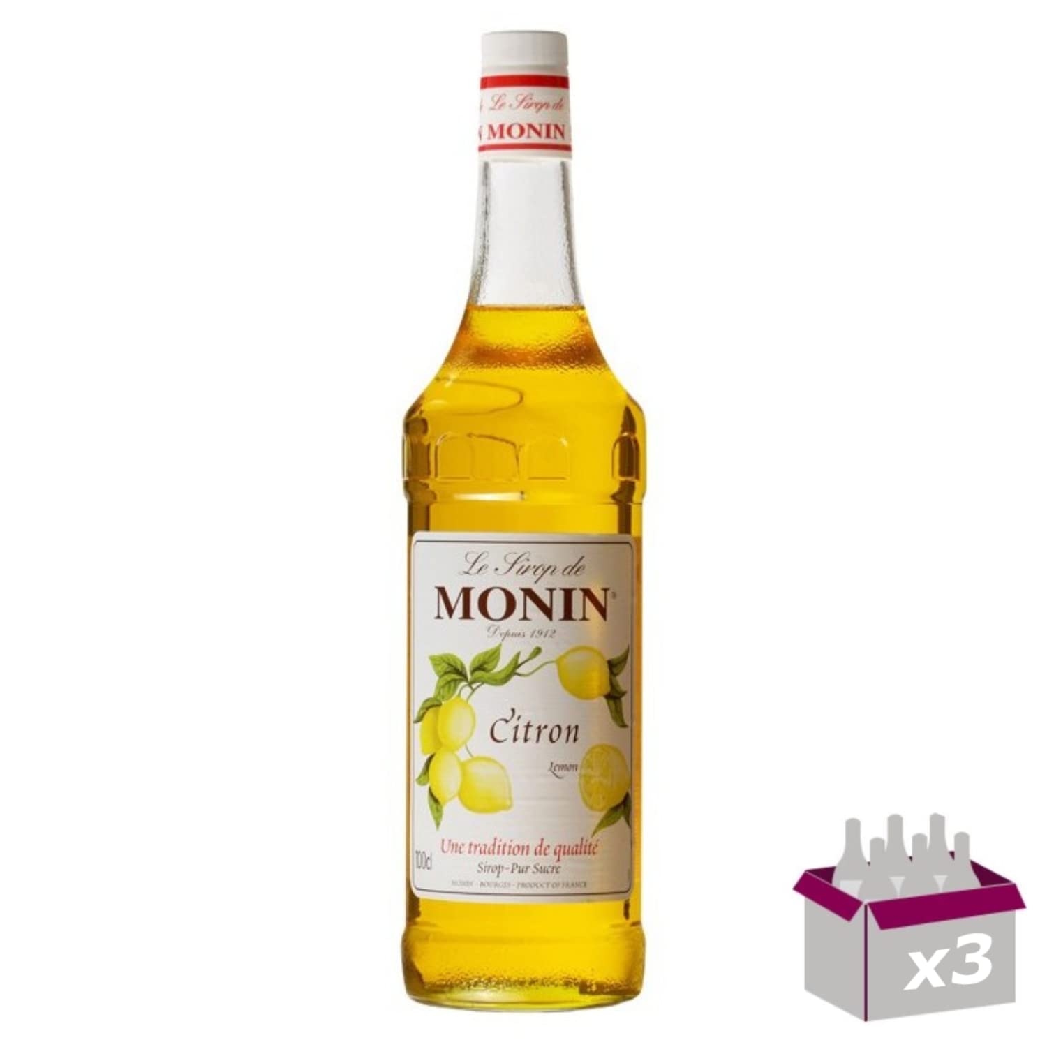 Lot de 3 Sirop - Citron 1L