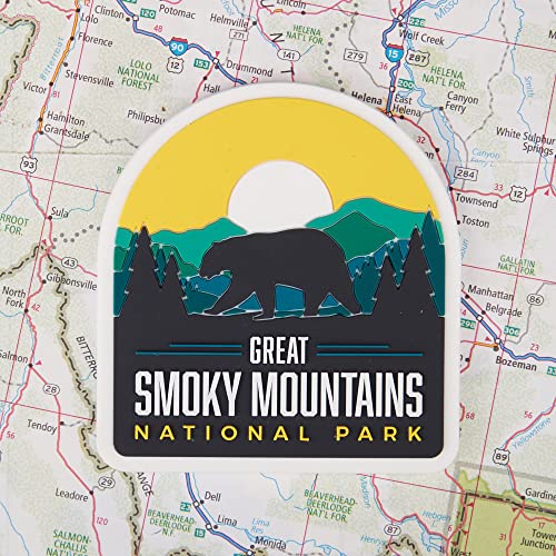 Imán para refrigerador PVC Great Smoky Mountains miniatura 5