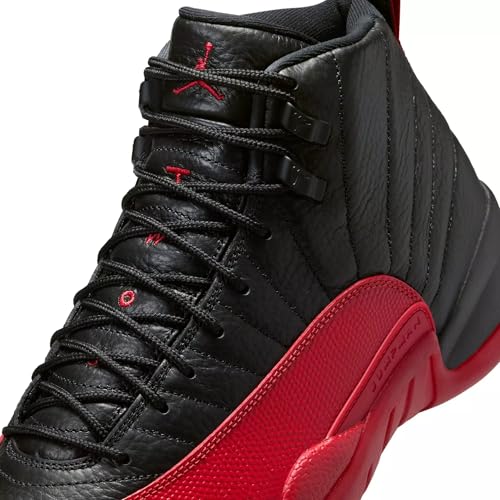 Nike Air Jordan 12 XII Retro 'Flu Game' Black/Varsity Red Men's Lifestyle Basketball Sneakers Shoes CT8013-0022