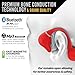 Wildhorn Crank Bone Conduction Swimming Headphones, Bluetooth 5.4, IPX8 Waterproof, MP3 2500 Songs Storage, Fast Magnetic Charge