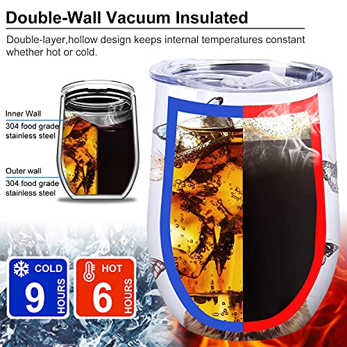 NymphFable 12oz Gato Taza Termica Cafe Para Llevar Taza Termo Acero Inoxidable Taza Personalizada - Imagen 8