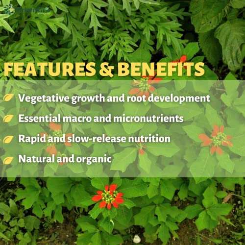 Fertilizante seco orgánico para ciclo vegetativo 35 lb miniatura 3