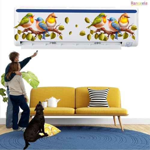Image of ' nature Multi Birds'' AC Sticker (96 cm x30 cmx 24 cm)