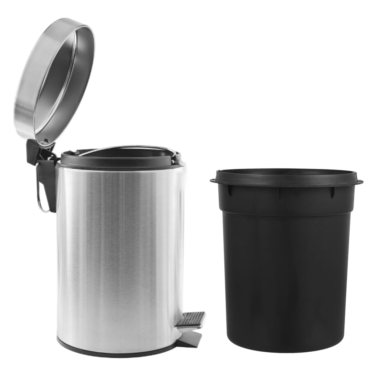 KALLORY Garbage Can Inner Bucket 3l Thickened Plastic Liner Replacement for Kitchen Bedroom Household Trash Container