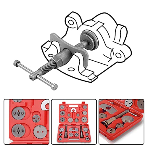 Tubiaz Universele remzuigerterugstelset, remklauw, zuiger, wind terug tool kit rem reparatie gereedschap remzuiger, 22… - Afbeelding 3