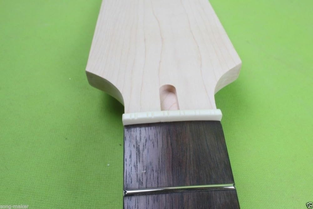 Manico for chitarra elettrica a 12 corde, manico for chitarra largo in acero, palissandro, 24 tasti, manico a paddle da 24,75 pollici