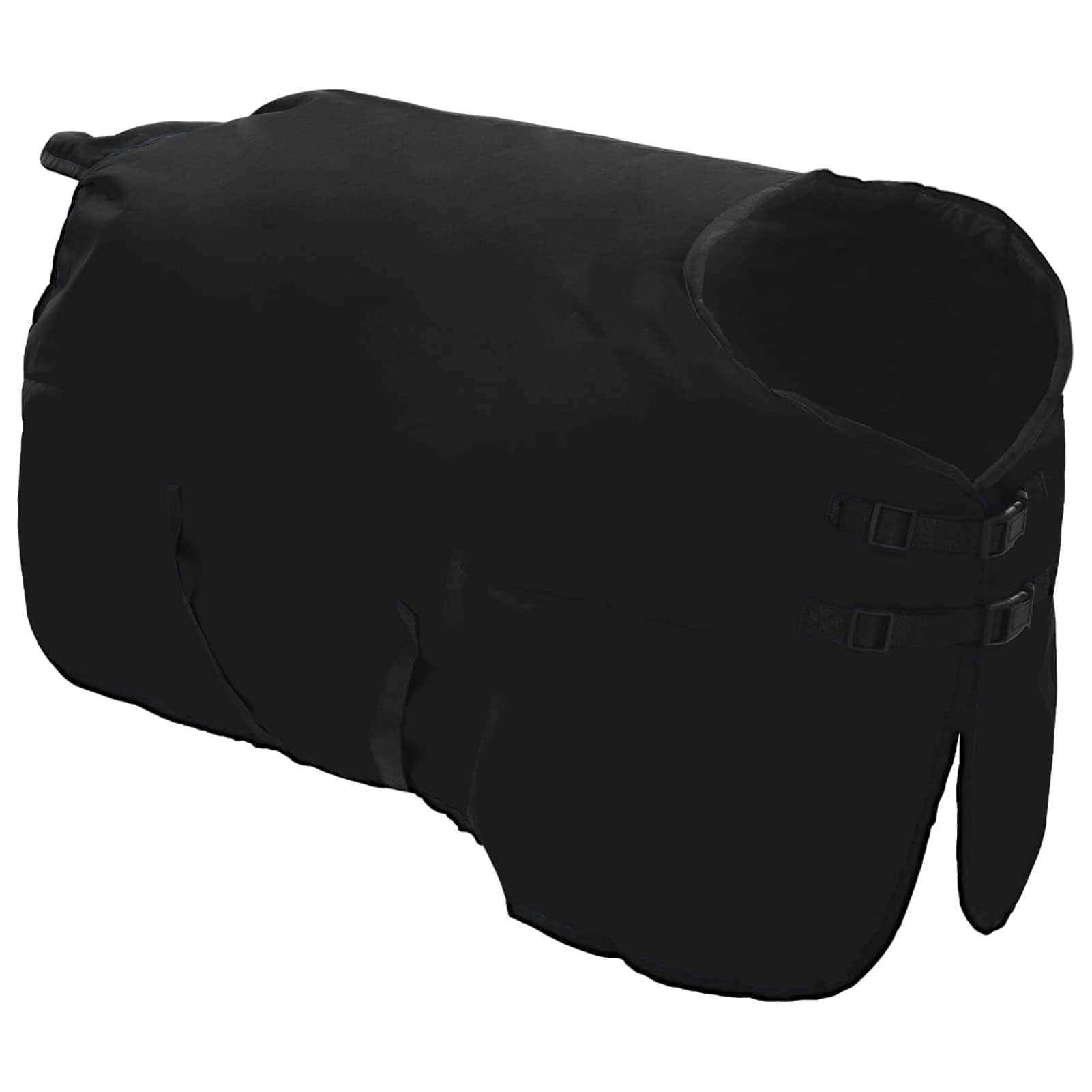 Gecheer Coperta Cavalli Impermeabile, Coperta Equestre Termica Poliestere 155 cm Regolabile per Protezione Scuderia e attività Equestri