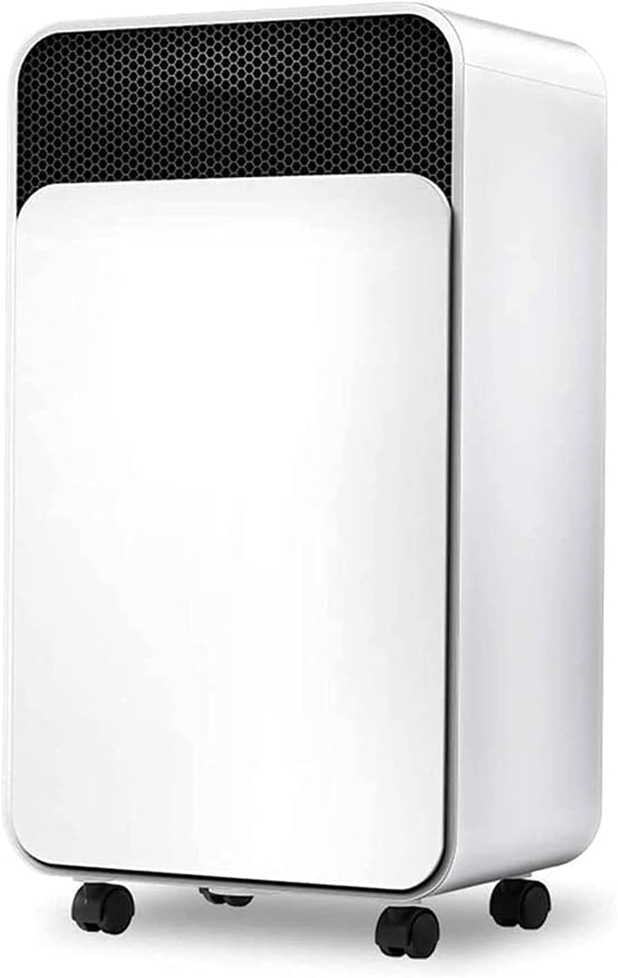 2000 Sq. Ft Dehumidifier for Home and Basements with Auto or Manual Drainage 0.58 Gallon Water Tank Capacity (White)