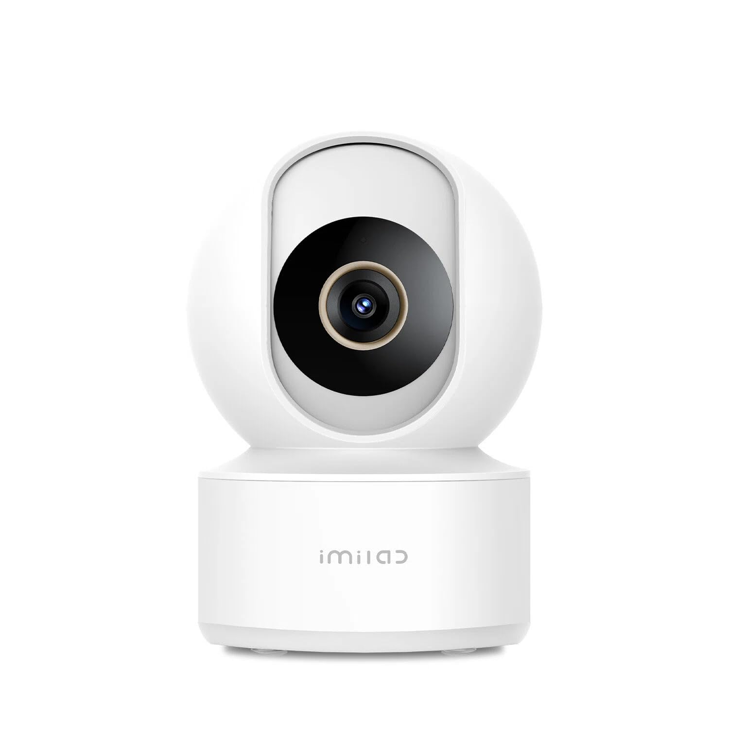 IMILAB 3K Indoor Camera, Room Camera for Bedroom, Dog/Pet/Baby/Nanny Cam with Xiaomi Home App, 360° Pan &amp; Tilt Home Security Cam, Night Vision, Two Way Audio, 2.4GHz WiFi (C22 White)