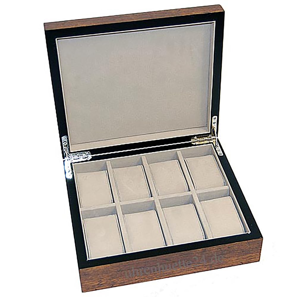 Uhrenbox aus Echtholz W-062 für 8 Uhren 704
