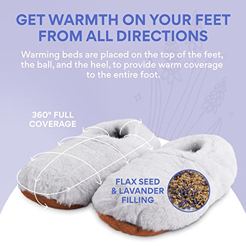 Microwavable Slippers - Heated Booties for Women and Men | Microwave Heated Foot Warmers3