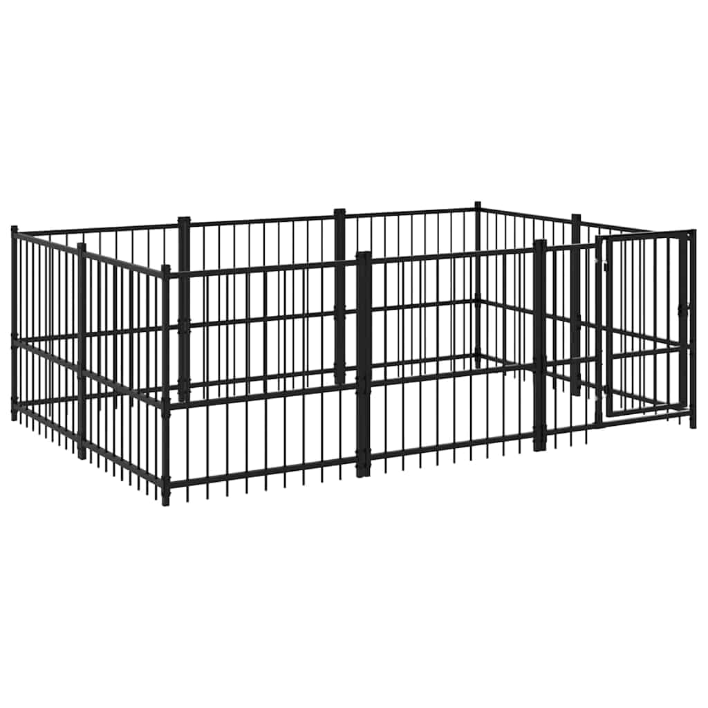 Cuccia in acciaio per cani, 5,63 m²