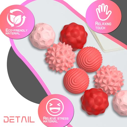 Magnetische Fidget Toys, Magnetkugeln Stressball, Magnetischer Akupressurball aus Silikon, Silikon Sensorik Bälle, Sensorischer Ball für Erwachsenem, Anti-Stress Fidget Toys für Stress, Angst