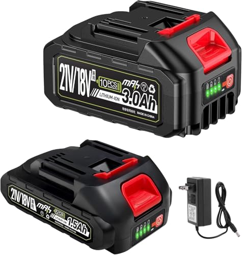Amazon.co.jp: mAh 21V/18V マキタ 互換 バッテリー 2個セット