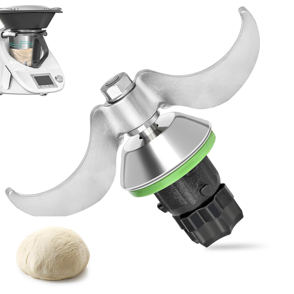 Nóż do ciasta Thermomix TM6 TM5, części zamienne, nóż do mieszania ciasta Thermomix, nóż do mieszania ciasta ze stali nierdzewnej, nóż do ciasta Patix TM6 do ciężkich ciast, bez pozostałości