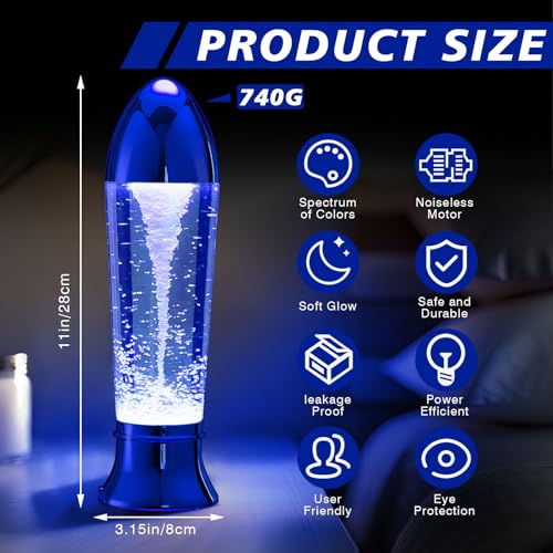 Lampe tornade LED Hortsun : mini veilleuse vortex USB pour une ambiance geek et zen