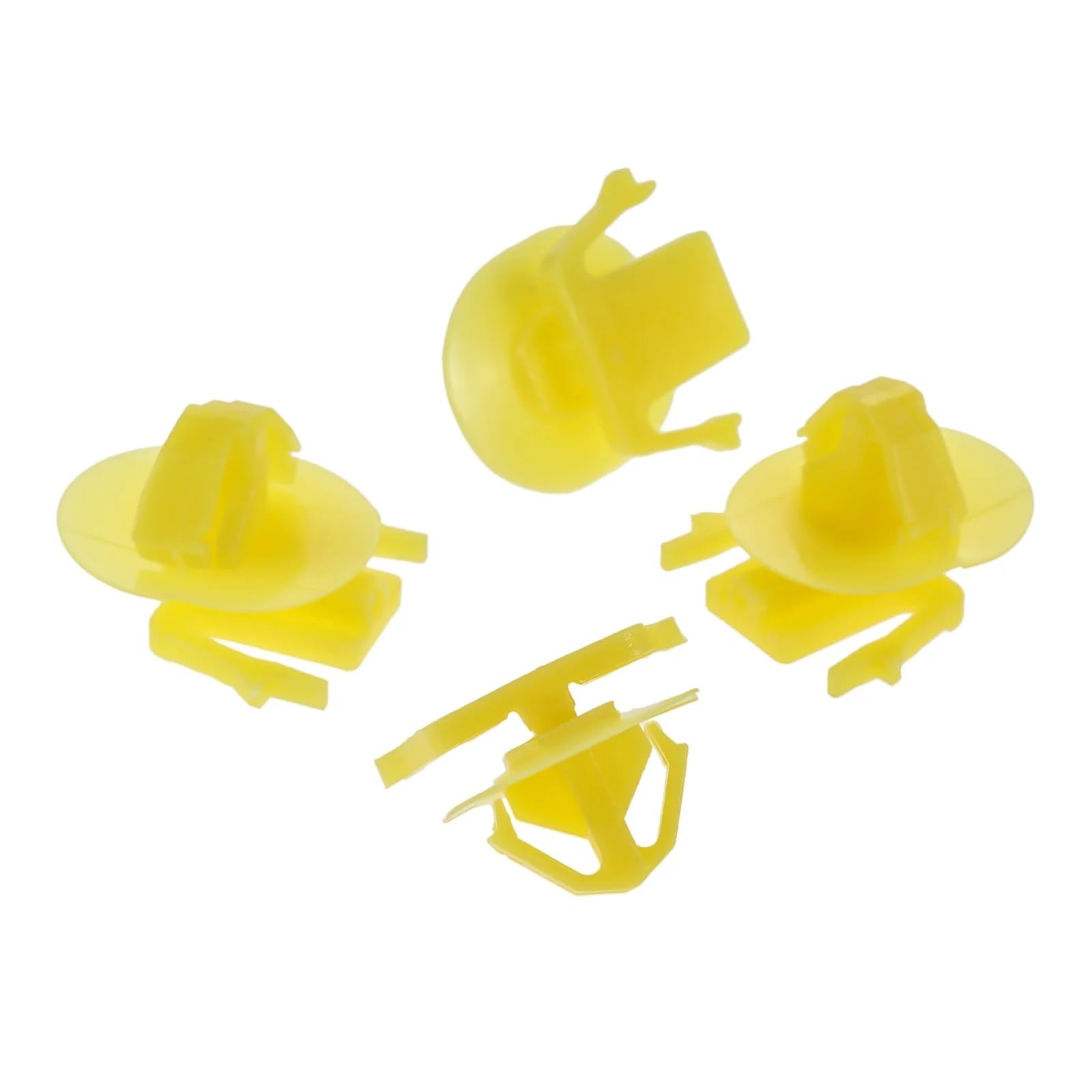 YTQMoreBNZ 20Pcs Yellow Nylon Car Rocker Panel Moulding Clips Retainer Door Trim Clips A21085 For Nissan Murano Plastic Auto Fastener Clips