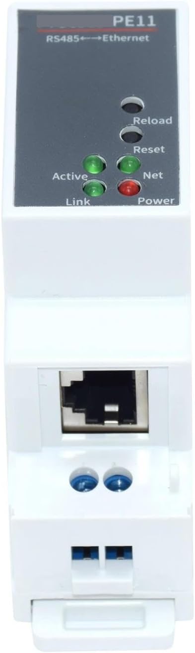 DIN Rail RS485 to Ethernet Modbus Serial Device Server(PE11-H)