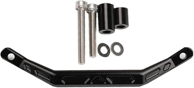 Rear handle Motorcycle Tail Rear Seat Passenger Pillion Handle Grab Bars Armrest Grip Accessories For H-ONDA CRF250 For Rally MD47 2021 2022 2023Black- Silver