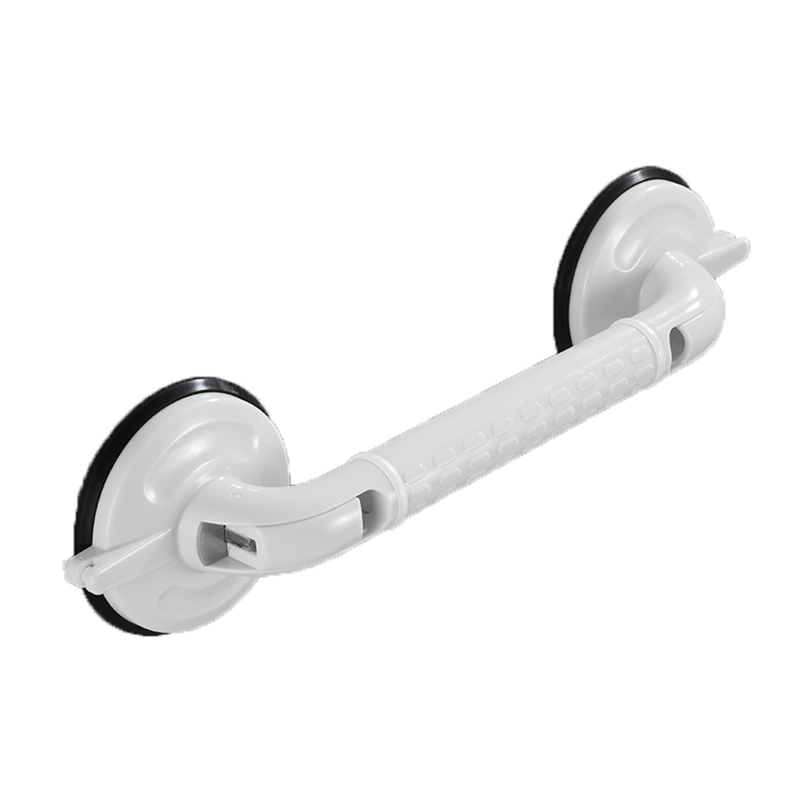Fkxsxaz White Shower Grab Bars With Safety Indicators, Suction Cup Bathroom For Seniors And Disabled People(,46Cm)