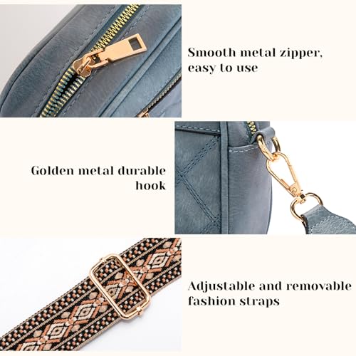 Crossbody Bags for Women Vegan Leather Crossbody Purses Small Shoulder Handbags Purse for Women with Adjustable Strap2