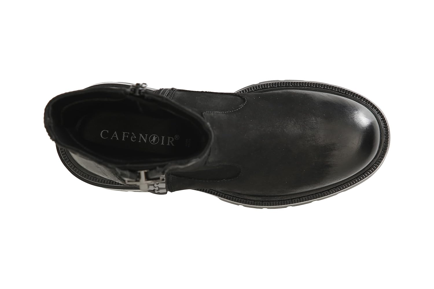 CAFèNOIR - Damen-Nubuk-Ankle-Boot Mit Langem Reißverschluss, Für Frauen, Farbe