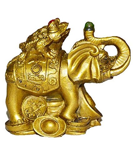 S.L Enterprises Feng Shui Money Frog On Elephant