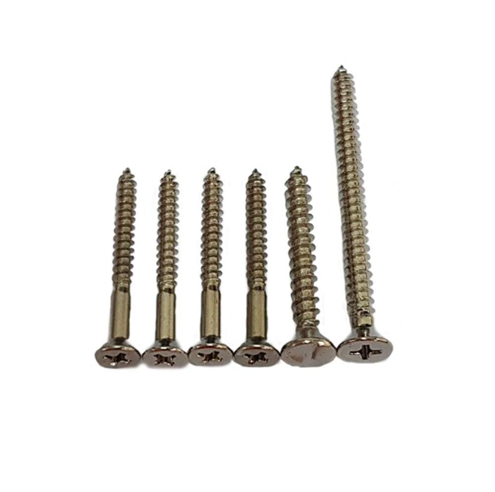 QCAA Lot de 2 chaînes de verrouillage de porte, construction moulée sous pression, nickel brossé satiné, fabriqué à Taïwan