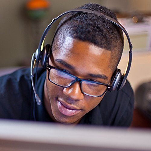 Cyber Acoustics - Ac-201 Stereo Headset With Separate Headphone And Microphone Jacks, Great For K12 School Classroom And Education (Ac-201) Silver #TOP7