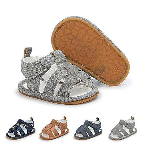 Save Beautiful Summer Baby Sandals Infant Boys Soft Sole Non-Slip First Walkers Shoes