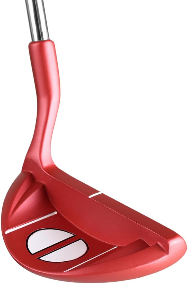 Golf Escape Mallet Chipper, Right Handed for Men and Women, Black, Red or White