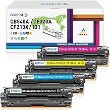 BAISINE Compatible MF8280Cw Toner Cartridge Replacement for Canon 131 131H Toner for Canon ImageCLASS MF628Cw MF8280Cw LBP7110Cw MF624Cw MF8280 Laser Printer Ink Black, Cyan, Magenta, Yellow, 4 Pack