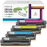 BAISINE Compatible MF8280Cw Toner Cartridge Replacement for Canon 131 131H Toner for Canon ImageCLASS MF628Cw MF8280Cw LBP7110Cw MF624Cw MF8280 Laser Printer Ink (Black, Cyan, Magenta, Yellow, 4 Pack)