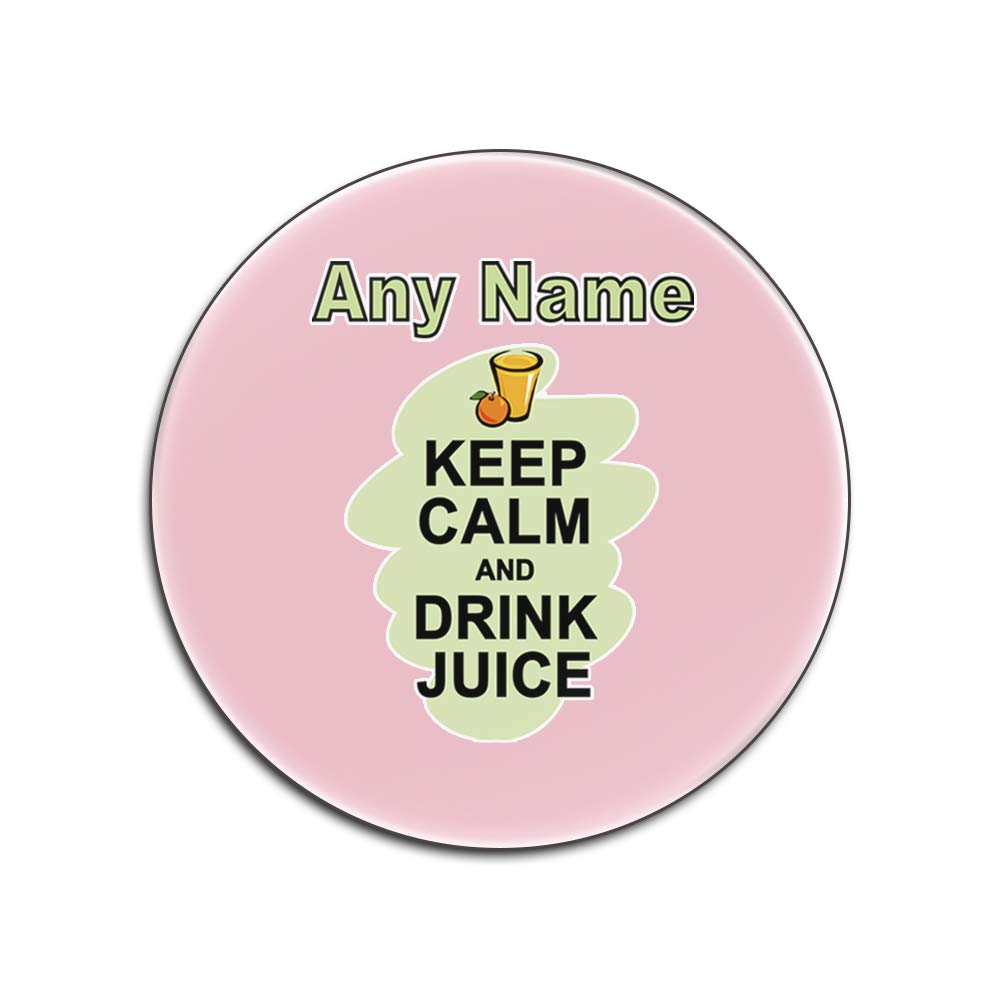 Cadeau personnalisé original sous-verres brillants Keep Calm
