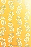 hog pins and patches  Notebook: Pineapple Print Lined Notebook