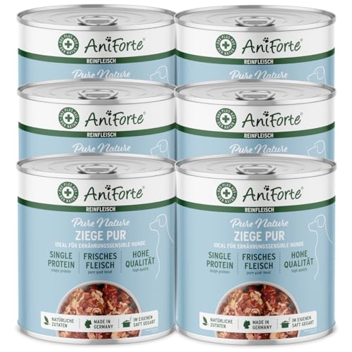 Produktbild von AniForte Nassfutter Ziege Pur - 6 x 400 g
