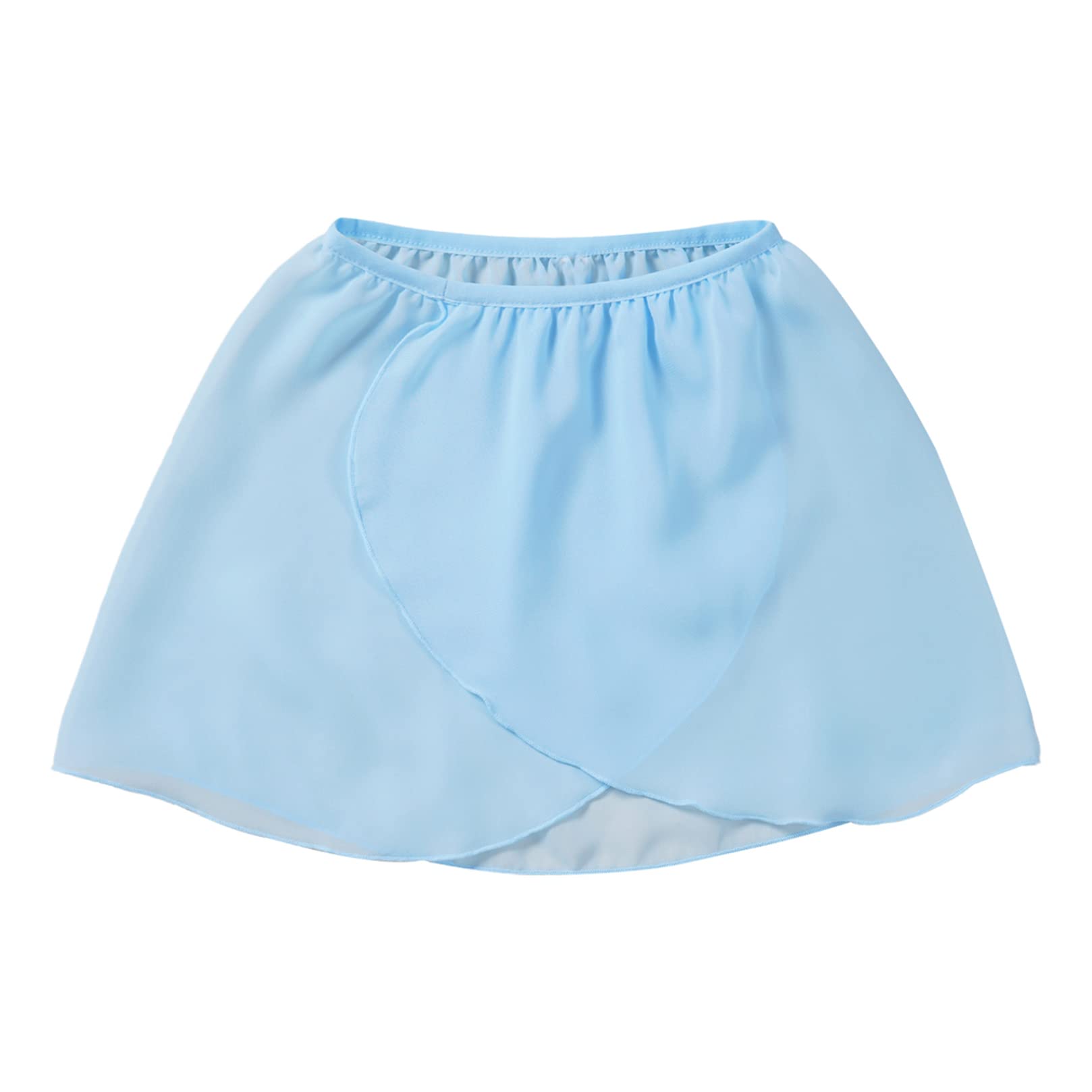 Falda de Danza Ballet para Niña Gasa Patinaje Artístico Cintura Elástica Corta Baile Gimnasia Traje Bailarina Dancewear