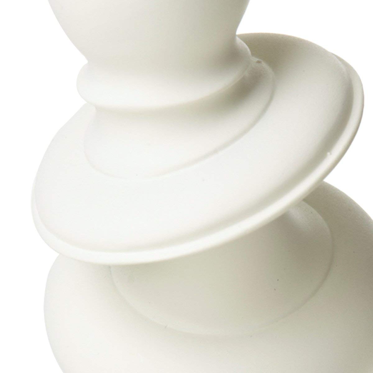 Areaware Distortion Candle Kerzenständer Kunststoff weiß