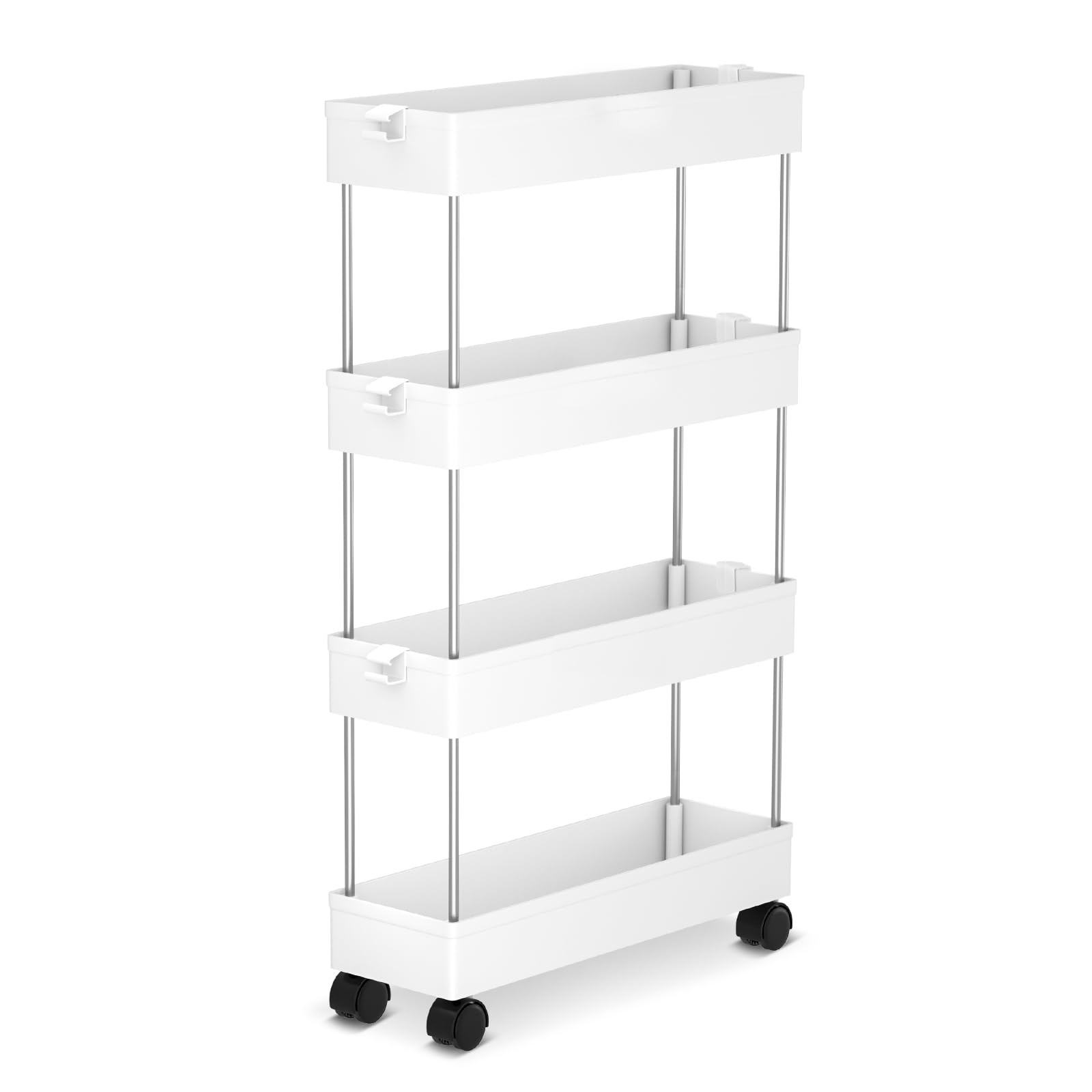 Carrello Portaoggetti TEAMIX 4 Ripiani - Scorrevole Per Spazi