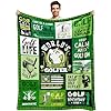 Funny Golf Gifts for Men – Unique Golf Themed Throw Blanket 50″x60″