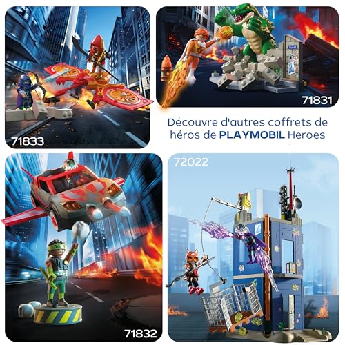 Playmobil Super héros 72022 Duel à la Tour des héros - vue 6