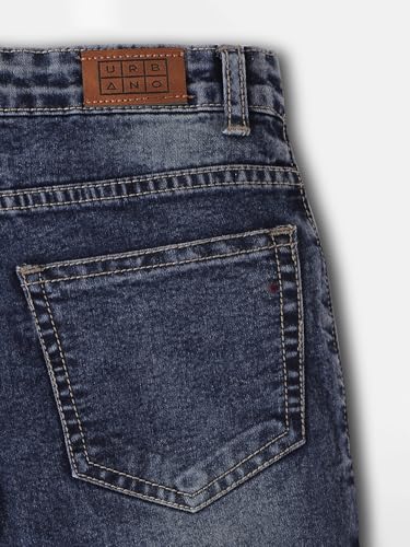 Image of Urbano Juniors Boy's Regular Fit Mid Rise Jeans