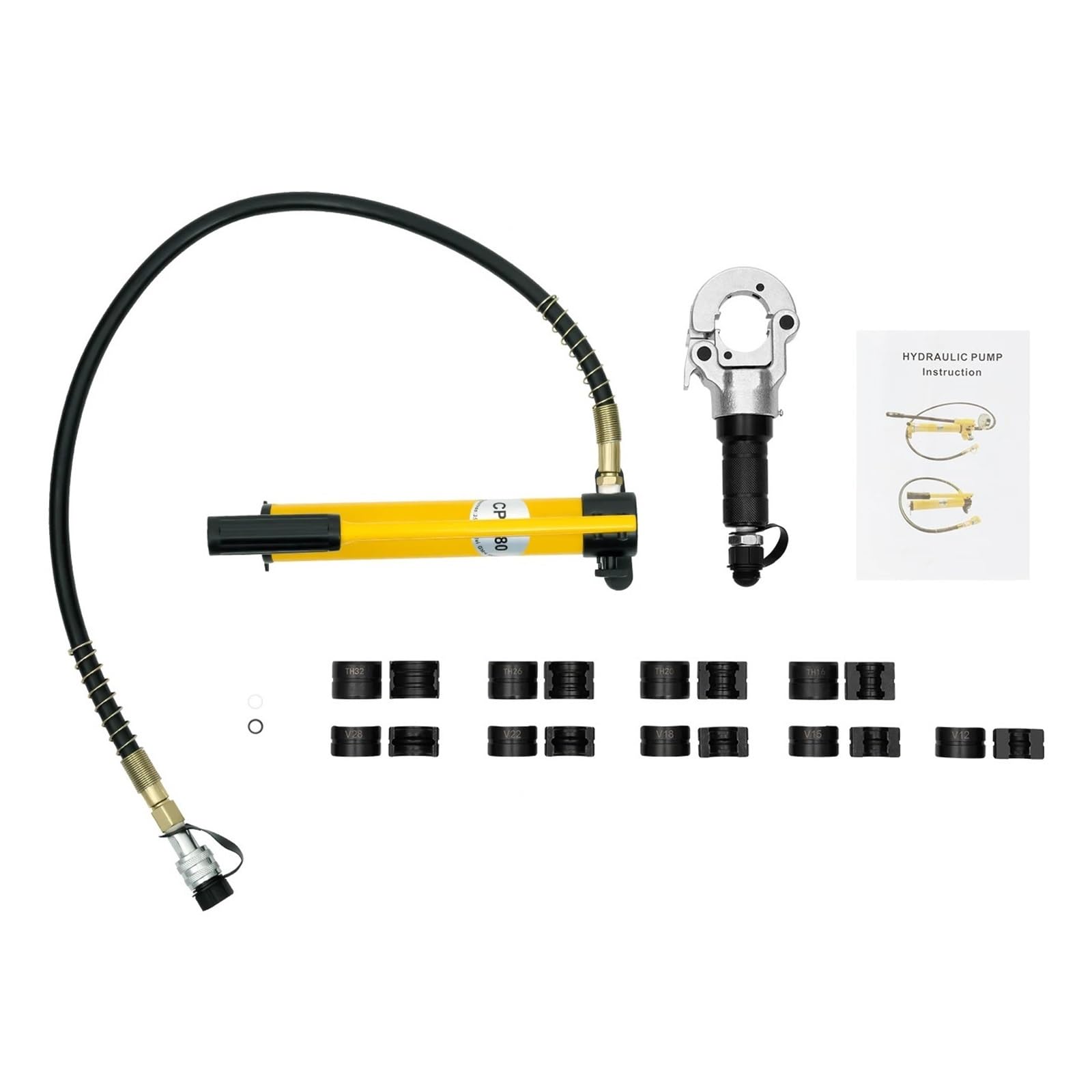 Smtyxs One Color 6T Hydraulic Press Pliers V-Contour Crimping Radial Copper Tube Pipe Pressing Jaws Dhl Secure Crimping