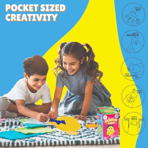 Image of Kalakaram Mini DIY Planter Making Craft Kit | DIY on the go | Perfect for Gifting | Birthday Gifting | Return Gift for Parties | Kids Aged 4,5,6,7