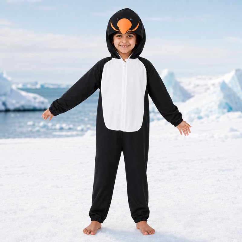 Image of Animal Costume for Kids | Plush Fancy Dress Costume for Boys & Girls |School Fancy Dress, Annual Day, Jungle Theme, Role Play, Halloween & Birthday Party