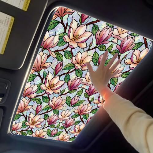 Película decorativa para ventana estilo Magnolia 44.96x399.80 cm miniatura 4