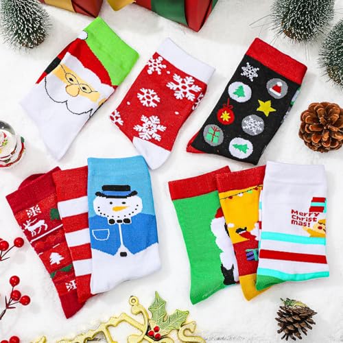 Calcetines de Navidad para familiares Geyoga lote de 30 pares de algodón 3