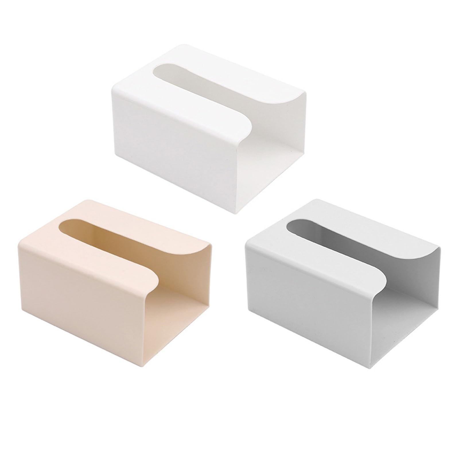 Caja toalla colgante autoadhesiva, dispensador de servilletas de pared