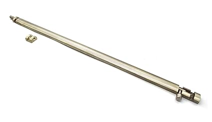 RAB Tower Bolt Stainless Steel Rod, Body Material Aluminum, Slide Bolt/Lock for Door (Code:-SWT, TB ALU, Size:- 24